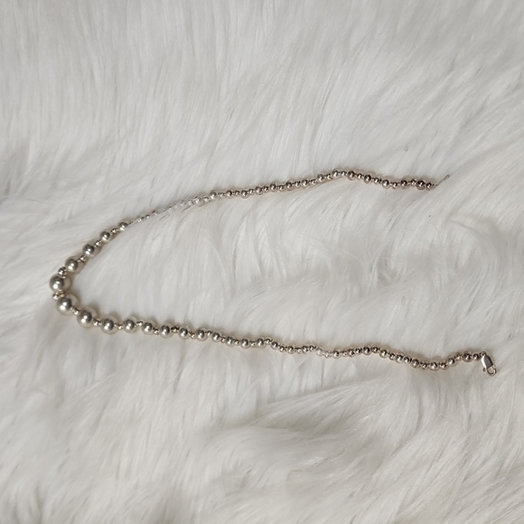 Silver beads chain - Picture 6 of 7